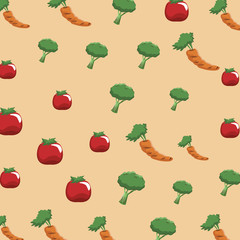 Vegetables pattern background