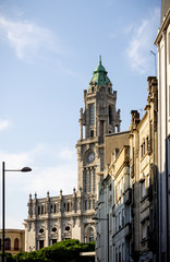 Fototapeta na wymiar Porto Town Hall Side View