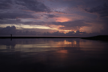Fototapeta na wymiar Sunset at Jacó Beach Costa Rica