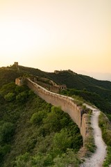 Fototapeta na wymiar Great Wall of China at Sunrise.