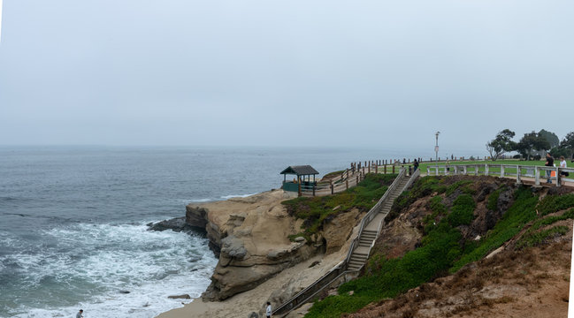 Beach Cliff and Staircase