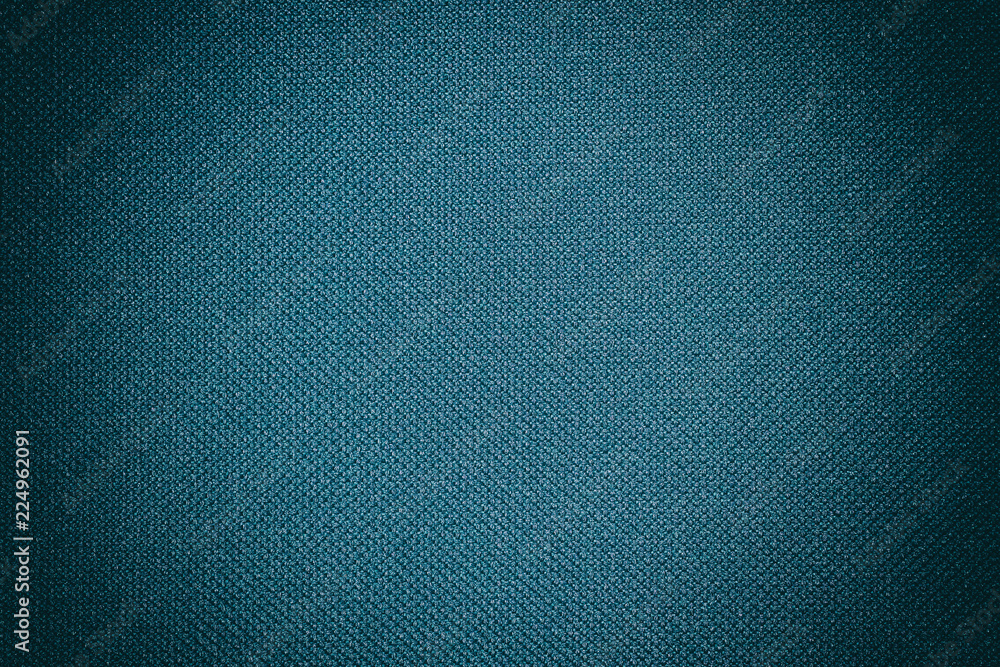 Aufkleber Dark blue fabric texture of cloth that is structurally textile fabric fibers background use us space for text or image backdrop design
