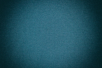 Dark blue fabric texture of cloth that is structurally textile fabric fibers background use us...