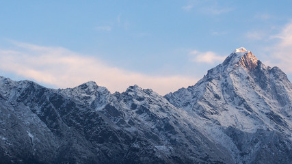 Fototapeta na wymiar ネパールの山