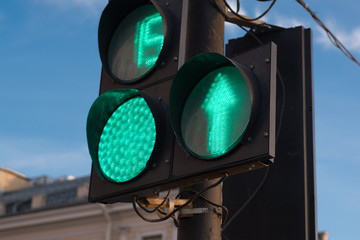 Green traffic light