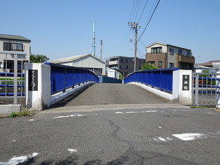 呑川に掛かる天神橋