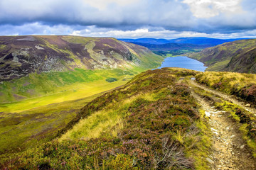 Loch Lee. Angus, Aberdeenshire, Scotland. Cairngorms, Grampian Mountains.
