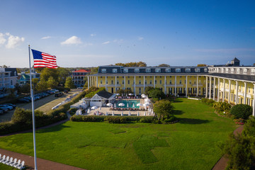 Aerial of Cape May New Jersey