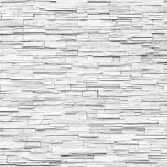 pattern of decorative white slate stone wall surface