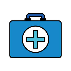 medical kit isolated icon