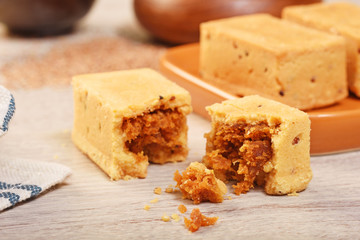 Taiwan famous dessert - pineapple cake