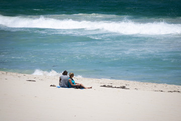 couple on the beach