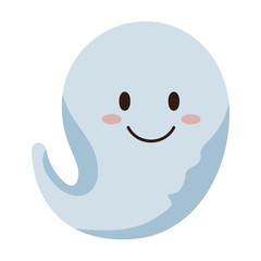 happy halloween ghost character