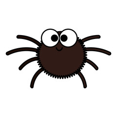 happy halloween spider icon