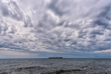 Coast of the Mediterranean at San Marco di Castellabate Italy
