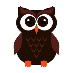 happy halloween owl icon