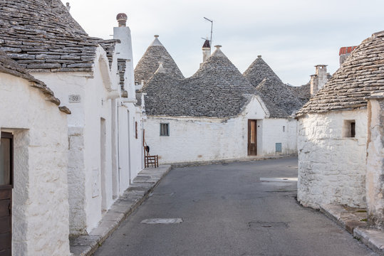 Alberobello Italy in the Spring