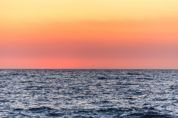 Sunset and Cloudscape at San Marco di Castellabate Italy