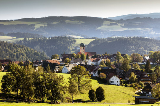 Blick auf St.M&auml;rgen im Schwarzwald