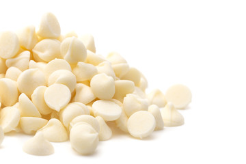 Pile of Gourmet White Chocolate Baking Chips