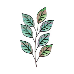 branch with leafs icon