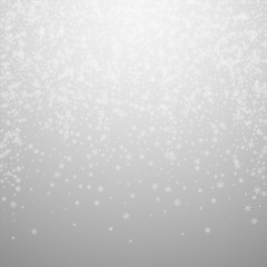 Beautiful glowing snow Christmas background. Subtl
