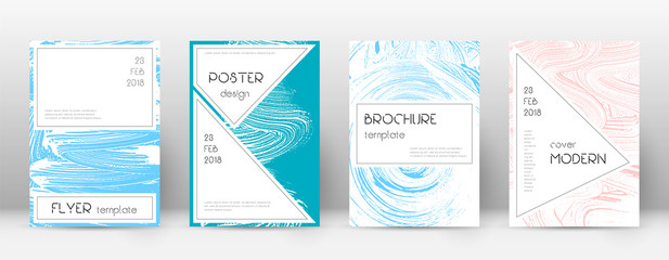 Cover page design template. Stylish brochure layou