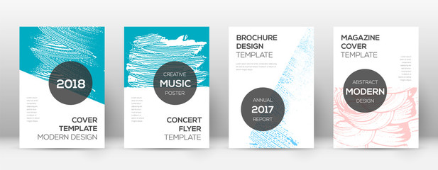 Cover page design template. Modern brochure layout