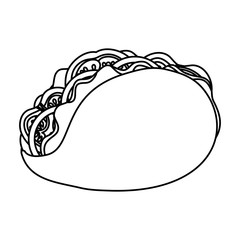 taco mexican food icon