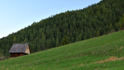 Sunrise in mountains Tatra