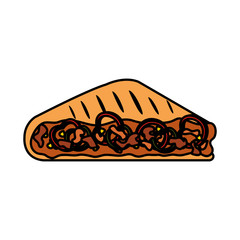 taco mexican food icon