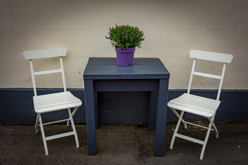 Obraz na płótnie Canvas Chair and Table