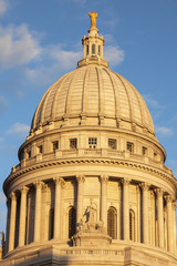 Obraz premium Wisconsin State Capitol Building in Madison