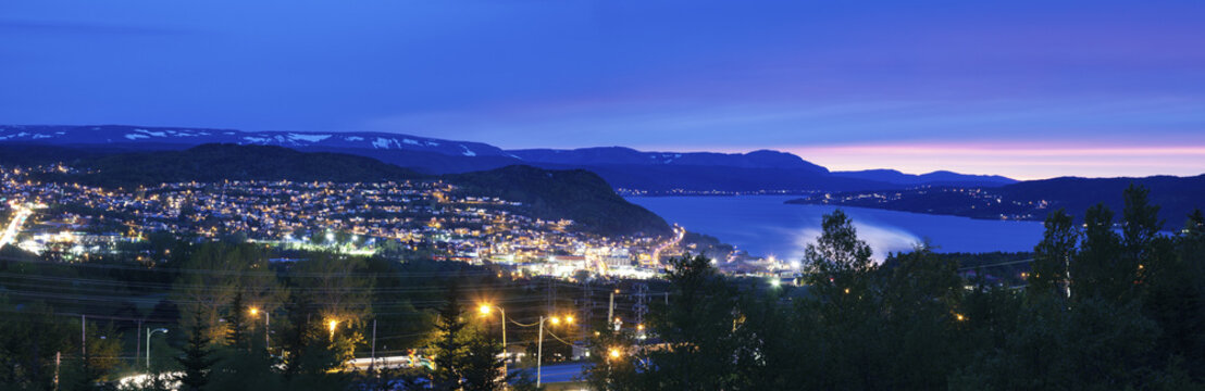 Corner Brook At Sunset