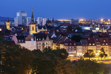 Obraz premium Panorama Erfurtu