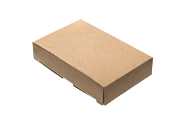 parcel post isolated on white background