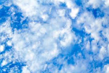 blue sky with clouds