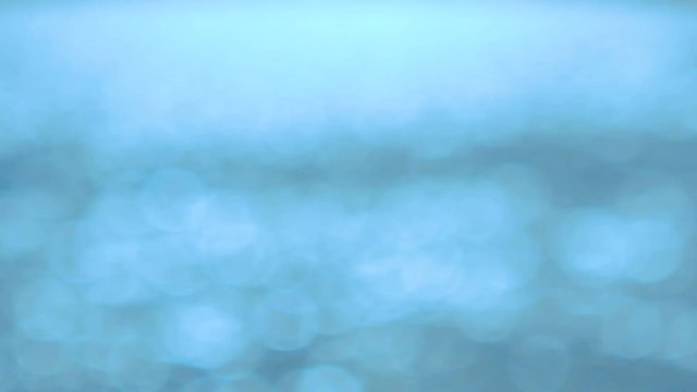 blue sea with bokeh and blurred background