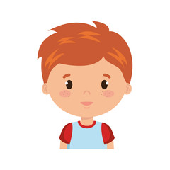 cute and little boy character