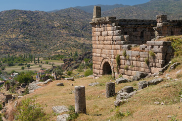 Ruins of the ancient town Alinda, Turkey