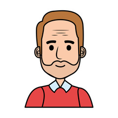 old man with beard avatar character