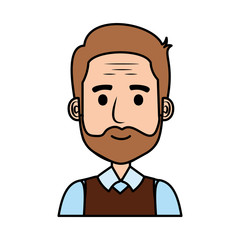 old man with beard avatar character