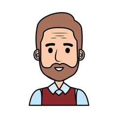 old man with beard avatar character
