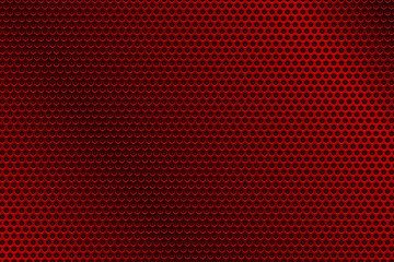 Red metal perforated background