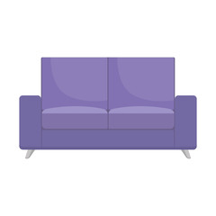 sofa livingroom isolated icon