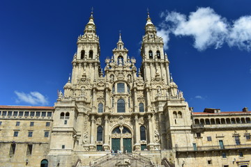 Fototapeta na wymiar Cathedral. Santiago de Compostela. Spain.