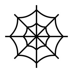 Naklejka premium Spider web Line illustration