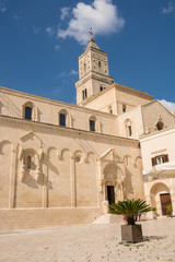 Fototapeta na wymiar Madonna della Bruna and Sant'Eustachio, Matera Cathedral