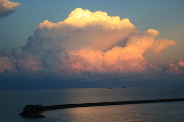 South American clouds