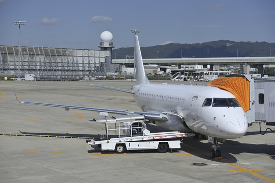 搭乗中の飛行機